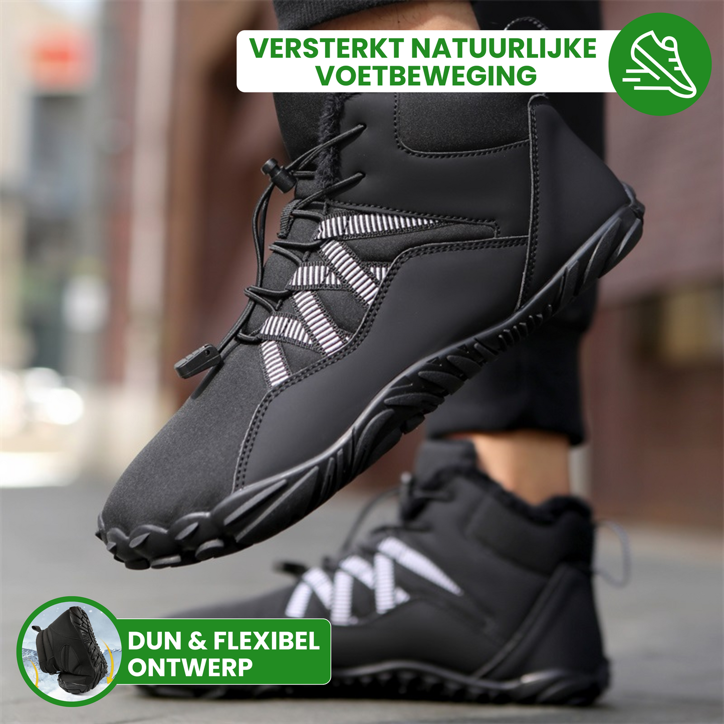 Winter 2.0 | Antislip & Waterbestendige Winter Barefoot Schoenen