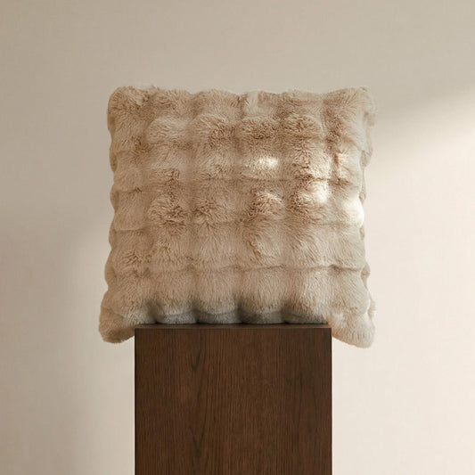 Rabbit Faux-Fur Pillow