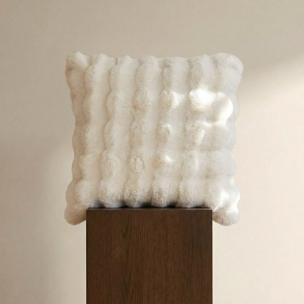 Rabbit Faux-Fur Pillow